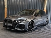 USED 2023 73 AUDI A3 2.5 RS 3 TFSI QUATTRO VORSPRUNG 5d 395 BHP DAYTONA GREY VORSPRUNG, RS DYNAMIC PACK INCLUDING CARBON CERAMIC BRAKES