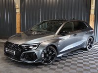 USED 2023 73 AUDI A3 2.5 RS 3 TFSI QUATTRO VORSPRUNG 5d 395 BHP DAYTONA GREY VORSPRUNG, RS DYNAMIC PACK INCLUDING CARBON CERAMIC BRAKES