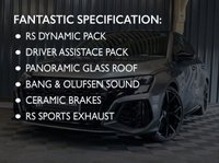 USED 2023 73 AUDI A3 2.5 RS 3 TFSI QUATTRO VORSPRUNG 5d 395 BHP DAYTONA GREY VORSPRUNG, RS DYNAMIC PACK INCLUDING CARBON CERAMIC BRAKES