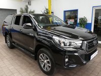 USED 2020 20 TOYOTA HI-LUX 2.4 INVINCIBLE X 4WD D-4D DCB 147 BHP 5 SEATS SAT NAV LEATHER HEATED SEATS REAR VIEW CAMERA CRUISE CONTROL PARKING SENSORS 2 OWNERS SERVICE HISTORY