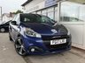USED 2017 17 PEUGEOT 208 1.6 BLUE HDI GT LINE 5d 100 BHP 7 STAMPS + 1/2 LEATHER + APPCONNECT
