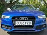 USED 2015 65 AUDI A5 S5 SPORTBACK TFSI QUATTRO BLACK EDITION 5d 328 BHP SEPANG BLUE