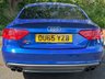 USED 2015 65 AUDI A5 S5 SPORTBACK TFSI QUATTRO BLACK EDITION 5d 328 BHP SEPANG BLUE