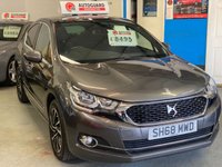 USED 2018 68 DS DS 4 1.2 PURETECH ELEGANCE S/S 5d 130 BHP ....Very Low Miles.....Satnav