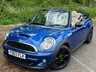 USED 2013 63 MINI CONVERTIBLE 1.6 COOPER S 2d 184 BHP NAV/LEATHER/CHILI PACK