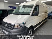 USED 2021 21 VOLKSWAGEN CRAFTER 2.0 CR35 TDI L H/R P/V TRENDLINE 138 BHP AIR CONDITIONING 6 MONTHS WARRANTY  1 OWNER LOW MILES AIR CON & CRUISE EURO 6 ULEZ LWB