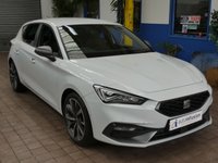 USED 2021 SEAT LEON 1.5 TSI EVO FR SPORT 5d 129 BHP SAT NAV PART LEATHER HEATED SEATS CRUISE CONTROL PARKING SENSORS 1 OWNER EXCELLENT SERVICE HISTORY 6 MONTHS GOLD WARRANTY
