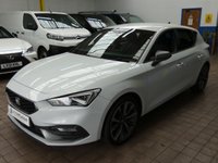USED 2021 SEAT LEON 1.5 TSI EVO FR SPORT 5d 129 BHP SAT NAV PART LEATHER HEATED SEATS CRUISE CONTROL PARKING SENSORS 1 OWNER EXCELLENT SERVICE HISTORY 6 MONTHS GOLD WARRANTY