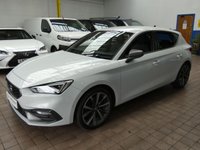 USED 2021 SEAT LEON 1.5 TSI EVO FR SPORT 5d 129 BHP SAT NAV PART LEATHER HEATED SEATS CRUISE CONTROL PARKING SENSORS 1 OWNER EXCELLENT SERVICE HISTORY 6 MONTHS GOLD WARRANTY