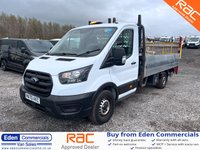 USED 2020 70 FORD TRANSIT 2.0 350 LEADER C/C ECOBLUE 5d 129 BHP | DROPSIDE TAILLIFT RAC Dealership with 200+ Vans