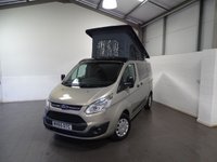 USED 2016 65 FORD TRANSIT CUSTOM 2.2 290 TREND LR P/V 124 BHP 4 BERTH ELECTRIC BED RAP POP TOP BRAND NEW CONVERSION