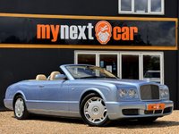 USED 2006 56 BENTLEY AZURE 6.8 AZURE 2d 451 BHP Well-Specified Azure with 39,000 From New + Just been serviced at Bentley Manchester + Silver Lake Blue Over Cream Leather + Desirable Second Generation Azure With 6.75 Litre Twin-Turbo Engine