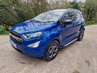 USED 2019 68 FORD ECOSPORT 1.0 ST-LINE 5d 124 BHP ZERO DEPOSIT FINANCE AVAILABLE