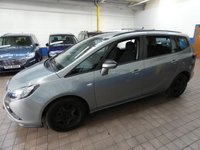 USED 2015 15 VAUXHALL ZAFIRA TOURER 1.4 EXCLUSIV 5d 138 BHP NICE TIDY EXAMPLE 7 SEATS BLUETOOTH CRUISE CONTROL PARKING SENSORS ONLY 2 OWNER FOM NEW 8 SERVICES TO 87K MILES JUNE 2023