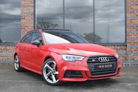 USED 2018 67 AUDI A3 2.0 S3 SPORTBACK TFSI QUATTRO BLACK EDITION 5d 306 BHP PANORAMIC ROOF / B & O SOUND