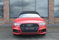USED 2018 67 AUDI A3 2.0 S3 SPORTBACK TFSI QUATTRO BLACK EDITION 5d 306 BHP PANORAMIC ROOF / B & O SOUND