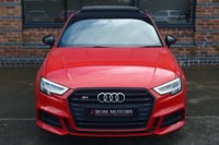 USED 2018 67 AUDI A3 2.0 S3 SPORTBACK TFSI QUATTRO BLACK EDITION 5d 306 BHP PANORAMIC ROOF / B & O SOUND