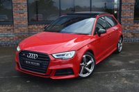 USED 2018 67 AUDI A3 2.0 S3 SPORTBACK TFSI QUATTRO BLACK EDITION 5d 306 BHP PANORAMIC ROOF / B & O SOUND