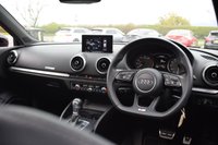USED 2018 67 AUDI A3 2.0 S3 SPORTBACK TFSI QUATTRO BLACK EDITION 5d 306 BHP PANORAMIC ROOF / B & O SOUND