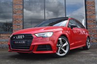 USED 2018 67 AUDI A3 2.0 S3 SPORTBACK TFSI QUATTRO BLACK EDITION 5d 306 BHP PANORAMIC ROOF / B & O SOUND
