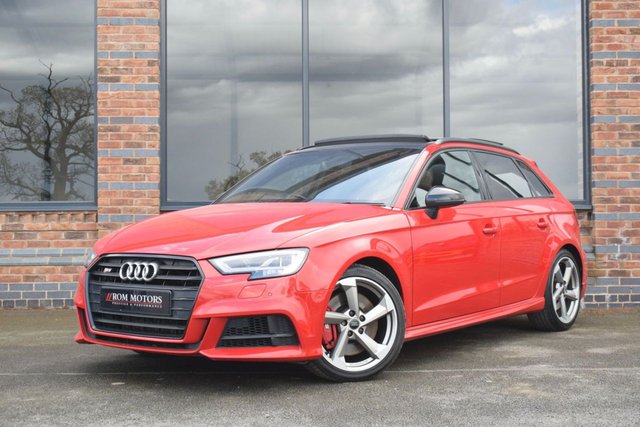 2018 67 Audi A3 2.0 S3 SPORTBACK TFSI QUATTRO BLACK EDITION 5d 306 BHP