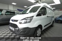 USED 2017 17 FORD TRANSIT CUSTOM 2.0 310 HR P/V 104 BHP 1 OWNER LWB HI ROOF 6 MONTHS WARRANTY  1 OWNER LWB HI ROOF EURO 6 ULEZ CHOICE IN STOCK