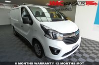 USED 2019 19 VAUXHALL VIVARO 1.6 L1H1 2700 SPORTIVE CDTI 120 BHP 1 OWNER SWB AIR CONDITIONING EURO 6