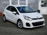 USED 2015 65 KIA RIO 1.2 SR7 3d 83 BHP Finished in CLEAR WHITE with Grey Cloth Trim. This Kia Rio has a lot going for it. It has great looks, Comfortable and Economical to drive. Ideal for the small family or 1st time driver.  Features include, Air Con, DAB Radio, B/Tooth, Alloys, &pound;30 Road Tax, Tinted Windows, Rear park sensors and much more. Serviced at 6082 miles, 12997 miles, 18727 miles, 29364 miles, 35659 miles, 44303 miles and at 53246 miles on 12/12/2023.