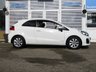 USED 2015 65 KIA RIO 1.2 SR7 3d 83 BHP Finished in CLEAR WHITE with Grey Cloth Trim. This Kia Rio has a lot going for it. It has great looks, Comfortable and Economical to drive. Ideal for the small family or 1st time driver.  Features include, Air Con, DAB Radio, B/Tooth, Alloys, &pound;30 Road Tax, Tinted Windows, Rear park sensors and much more. Serviced at 6082 miles, 12997 miles, 18727 miles, 29364 miles, 35659 miles, 44303 miles and at 53246 miles on 12/12/2023.