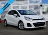 USED 2015 65 KIA RIO 1.2 SR7 3d 83 BHP Finished in CLEAR WHITE with Grey Cloth Trim. This Kia Rio has a lot going for it. It has great looks, Comfortable and Economical to drive. Ideal for the small family or 1st time driver.  Features include, Air Con, DAB Radio, B/Tooth, Alloys, &pound;30 Road Tax, Tinted Windows, Rear park sensors and much more. Serviced at 6082 miles, 12997 miles, 18727 miles, 29364 miles, 35659 miles, 44303 miles and at 53246 miles on 12/12/2023.