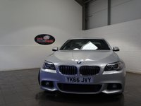 USED 2016 66 BMW 5 SERIES 2.0 520D M SPORT 4d 188 BHP SAT NAV LEATHER CRUISE CAMERA