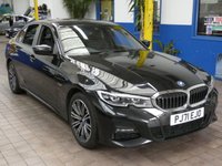 USED 2021 71 BMW 3 SERIES 2.0 330E M SPORT 4d 288 BHP SAT NAV LEATHER HEATED SEATS REAR VIEW CAMERA VIRTUAL COCKPIT PARKING SENSORS 1 OWNER SERVICE HISTORY