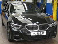 USED 2021 71 BMW 3 SERIES 2.0 330E M SPORT 4d 288 BHP SAT NAV LEATHER HEATED SEATS REAR VIEW CAMERA VIRTUAL COCKPIT PARKING SENSORS 1 OWNER SERVICE HISTORY