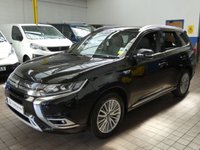 USED 2019 69 MITSUBISHI OUTLANDER 2.4 PHEV EXCEED SAFETY 5d 222 BHP SAT NAV HEATED LEATHER REAR CAMERA PARKING SENSORS. EXCELLENT SERVICE HISTORY MITSUBISHI WARRANTY DEC 2024
