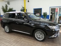 USED 2019 69 MITSUBISHI OUTLANDER 2.4 PHEV EXCEED SAFETY 5d 222 BHP SAT NAV HEATED LEATHER REAR CAMERA PARKING SENSORS. EXCELLENT SERVICE HISTORY MITSUBISHI WARRANTY DEC 2024