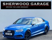 USED 2017 17 AUDI S3 2.0 S3 QUATTRO 4d AUTO 306 BHP MOONLIGHT BLUE*PRIVACY*CRUISE