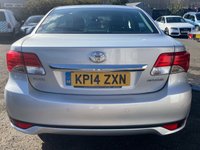USED 2014 14 TOYOTA AVENSIS 2.2 D-CAT ICON 4d 150 BHP 2 KEYS + FRONT AND REAR PARKING SENSORS +   REVERSING CAMERA +   DUAL ZONE CLIMATE CONTROL +   TRACTION CONTROL +   ADAPTIVE CRUISE CONTROL +   SAT NAVIGATION +   BLUETOOTH CONNECTIVITY +   USB CONNECTIVITY +   KEY LESS START +   SPARE WHEEL + 17 INCH ALLOY WHEELS +