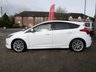 USED 2014 FORD FOCUS 1.0 125 EcoBoost Zetec S 5dr Finished in FROZEN WHITE METALLIC with contrasting Grey Cloth Sports trim. This is a modern day peoples car. It is a reliable, practical and affordable vehicle that is liked by everyone. Great features which include Appearance Pack, Tinted windows, 18" Alloys, DAB radio, Heated Front Screen, Rear Parking Sensors, Front Fogs, Air Con and much more. Dealer serviced at 11017 miles, 17967 miles, 25697 miles, 28956 miles, 33639 miles, 35777 miles. 50803 miles, and at 73582 miles on 12/2/2024.