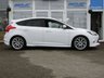 USED 2014 FORD FOCUS 1.0 125 EcoBoost Zetec S 5dr Finished in FROZEN WHITE METALLIC with contrasting Grey Cloth Sports trim. This is a modern day peoples car. It is a reliable, practical and affordable vehicle that is liked by everyone. Great features which include Appearance Pack, Tinted windows, 18" Alloys, DAB radio, Heated Front Screen, Rear Parking Sensors, Front Fogs, Air Con and much more. Dealer serviced at 11017 miles, 17967 miles, 25697 miles, 28956 miles, 33639 miles, 35777 miles. 50803 miles, and at 73582 miles on 12/2/2024.