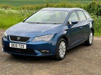 USED 2015 15 SEAT LEON 1.6 TDI SE TECHNOLOGY 5d 105 BHP FREE ROAD TAX .. 80+MPG