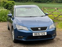 USED 2015 15 SEAT LEON 1.6 TDI SE TECHNOLOGY 5d 105 BHP FREE ROAD TAX .. 80+MPG