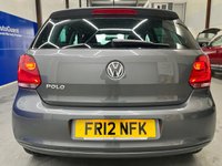 USED 2012 12 VOLKSWAGEN POLO 1.2 Match Hatchback 5dr Petrol Manual Euro 5 (60 ps) Bluetooth,Priv Glass,Alloys