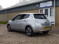 USED 2015 65 NISSAN LEAF TEKNA 5d 109 BHP www.suffolkcarcentre.co.uk - Located at Ilketshall