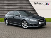 USED 2016 16 AUDI A6 2.0 AVANT TDI QUATTRO S LINE 5d 188 BHP LOW MILEAGE QUATTRO 4X4 SYSTEM - 6 SERVICES - NAVIGATION - VOICE CONTROL BLUETOOTH - PANROOF - BOSE STEREO - LANE ASSIST