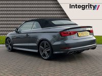 USED 2015 15 AUDI A3 2.0 S3 QUATTRO 2d 296 BHP S3 - Cabriolet - Quattro - 296 BHP - Electric Windows - Power Roof - DSG - 19 " Alloys - Navigation - Black Leather - Climate Control - Heated Seats