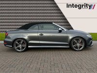 USED 2015 15 AUDI A3 2.0 S3 QUATTRO 2d 296 BHP S3 - Cabriolet - Quattro - 296 BHP - Electric Windows - Power Roof - DSG - 19 " Alloys - Navigation - Black Leather - Climate Control - Heated Seats