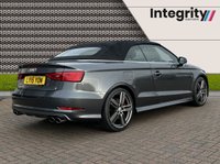 USED 2015 15 AUDI A3 2.0 S3 QUATTRO 2d 296 BHP S3 - Cabriolet - Quattro - 296 BHP - Electric Windows - Power Roof - DSG - 19 " Alloys - Navigation - Black Leather - Climate Control - Heated Seats