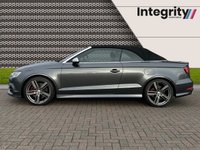 USED 2015 15 AUDI A3 2.0 S3 QUATTRO 2d 296 BHP S3 - Cabriolet - Quattro - 296 BHP - Electric Windows - Power Roof - DSG - 19 " Alloys - Navigation - Black Leather - Climate Control - Heated Seats