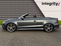USED 2015 15 AUDI A3 2.0 S3 QUATTRO 2d 296 BHP S3 - Cabriolet - Quattro - 296 BHP - Electric Windows - Power Roof - DSG - 19 " Alloys - Navigation - Black Leather - Climate Control - Heated Seats