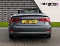 USED 2015 15 AUDI A3 2.0 S3 QUATTRO 2d 296 BHP S3 - Cabriolet - Quattro - 296 BHP - Electric Windows - Power Roof - DSG - 19 " Alloys - Navigation - Black Leather - Climate Control - Heated Seats